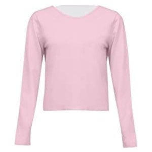 LTB Jeans Dames Getomo shirt met lange mouwen, Parfait Pink 6640, M, Parfait Pink 6640, M