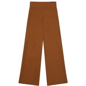 ECOALF - Liemaalf damesbroek van wol en kasjmier met elastische tailleband, wollen broek, lange broek, comfortabel en veelzijdig, maat L, kleur kaneel, Kaneel, L