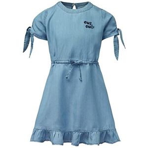 Noppies Kids Meisjesjurk met lange mouwen, Guigang kinderjurk, Dusk Blauw - P596, 110 cm