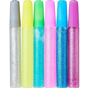 Baker Ross Unicorn Colours Glitter Lijmsticks - 24 pack, glitter knutselbenodigdheden voor kinderen (FC319)