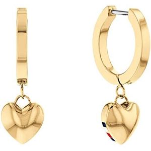 Tommy Hilfiger Jewelry Oorbellen met scharnier voor dames, geelgoud - 2780665