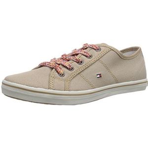Tommy Hilfiger SLATER 6E meisjes sneakers, beige zand 102, 36 EU