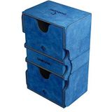 Gamegenic GGS20026ML Stronghold 200-Card Convertible Deck Box, Blue
