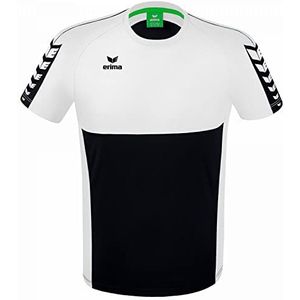 Erima heren Six Wings T- shirt (1082214), zwart/wit, L