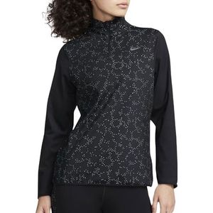 Nike FB4562-010 W NK Swift ELMNT SSNL NVLTY dameslegging zwart/reflecterend zilver, maat XL, zwart/reflecterend zilver, XL