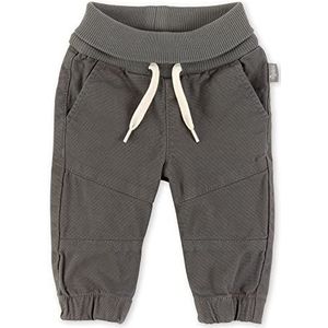 Sigikid Baby-jongensbroek van biologisch katoen voor kleine kinderen, grijs/omkeerbare broek, past op maat