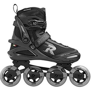 Roces Unisex - volwassenen Pic TIF inline skates, zwart-lichtgrijs, 48