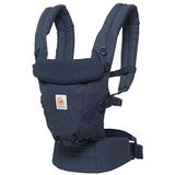 Ergobaby Original Adapt - Ergonomische Draagzak met Verstelbare Posities, Gewatteerde Heupriem en Opklapbare Babykap - Nachtblauw