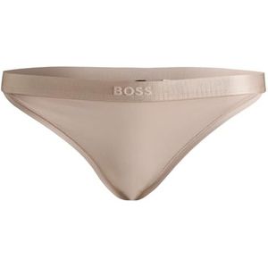 BOSS - BRIEF BEA - Slip - Light Beige - Tailleband met BOSS-logo