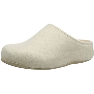 Fitflop Shuv Felt Pantoffels voor dames, naturel, 43 EU