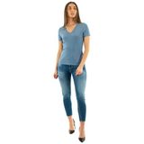 Morgan - DIWI - T-shirt - Blauw - Dames