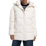 Desigual - Padded_Cadera_Flock - Gewatteerde Damesjas - Wit - Polyester