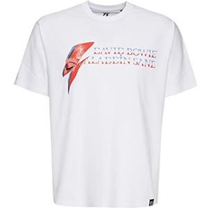 Recovered David Bowie Aladdin Sane Relaxed White by XL T-shirt, wit, XL