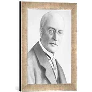 Ingelijste foto van AKG Anonymous ""Rudolf Diesel/Foto"", kunstdruk in hoogwaardige handgemaakte fotolijst, 30x40 cm, zilver raya