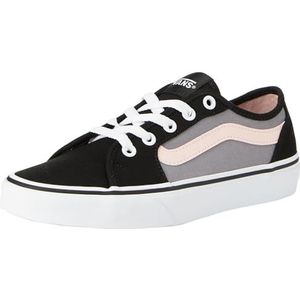 Vans Dames Filmore Decon Sneaker, Pop grijs/zwart/roze, 6.5 UK, Pop Grijs Zwart Roze, 40 EU