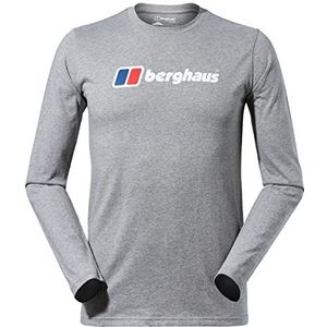 Berghaus Heren Organic Big Classic Logo T-shirt met lange mouwen,