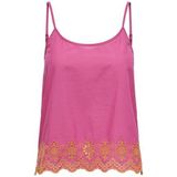 Onllou Life Emb Singlet Ptm, fuchsiapaars, M