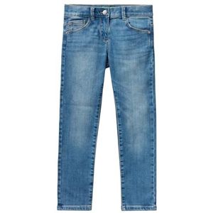 United Colors of Benetton Jeans voor meisjes en meisjes, Lichtblauw Denim 902, 140