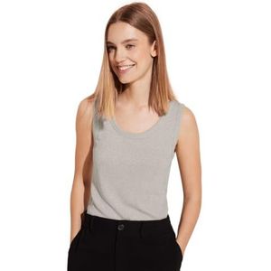 STREET ONE Glanzende top, Smooth Sand Beige, 40