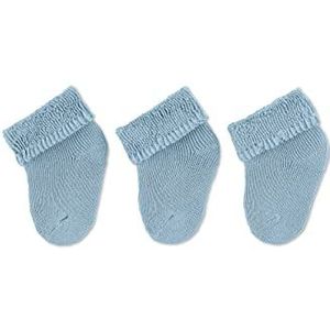 Sterntaler Uniseks kindersokken, 3 stuks, lichtblauw, normaal, lichtblauw