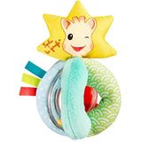 Sophie la Girafe Sense and Soft Baby rammelaar speelgoed met kralen, gemakkelijk te grijpen baby sensorisch speelgoed, geschikt voor 3 maanden+