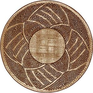 benuta In- & outdoor tapijt ARTIS Gold rond ø 160 cm - kleurrijk tapijt voor binnen en buiten - geschikt voor vloerverwarming