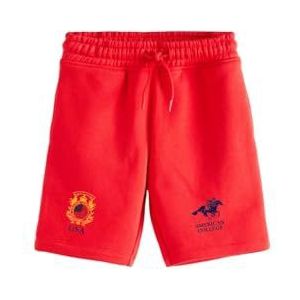 AMERICAN COLLEGE USA Bermuda shorts voor jongens en meisjes, uniseks kinderen, Rood, 12 Jaar
