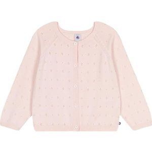Petit Bateau Cardigan voor meisjes, Roze, 4 Jaren