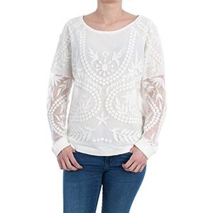 ESPRIT Sweatshirt voor dames, wit (Off White 103), XL