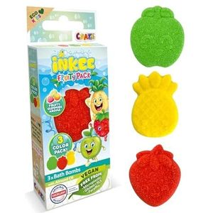 INKEE - Mini Pack Fruity - 3 Badpompen - Fruiten - Veilig