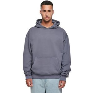 Build Your Brand Heren Ultra Heavy Hoody Hoodie, Vintage blauw, 3XL