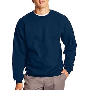 Hanes Sweatshirt voor heren, marineblauw, XXL