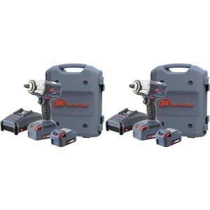 Ingersoll Rand W5153 slagschroefmachine, 1/2"", IQV20, middelhoog koppel gecontroleerd vermogen, 2,15 kg, 495 Nm maximum koppel, accu-aangedreven, Uitsluitende hoofdgereedschap