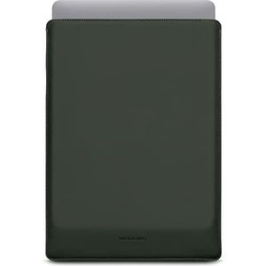 Woolnut Matte PU Sleeve Case Cover voor MacBook Pro 16 - Groen