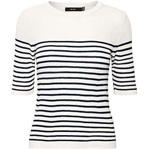 VERO MODA damestrui, Sneeuwwit/detail:w Navy Blazer Stripes, XL