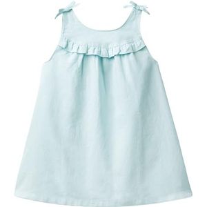 United Colors of Benetton Jurk voor meisjes en meisjes, Lichtblauw 0W6, 116 cm