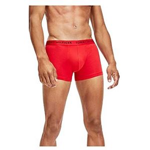 Tommy Hilfiger Set van 3 boxershorts voor heren, White/Desert Sky/Primary Red, M