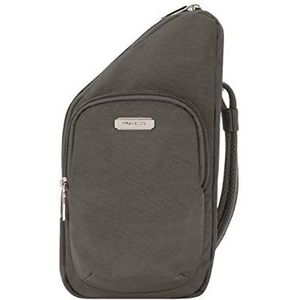Travelon Anti-diefstal Essentials Compacte Crossbody Tas, Rook, Compact Crossbody