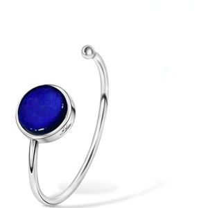 Ellen Kvam Jewelry Cirkel Armband, Blauw, Eén maat, Sterling zilver Glas, Geen edelsteen