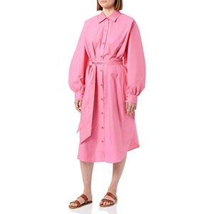 HUGO Damesjurk Cameran Dress, Medium Pink662, 34, Medium Pink662, 34