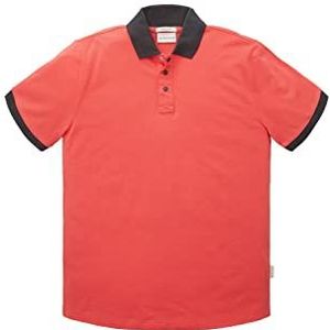 TOM TAILOR Jongens 1036259 Poloshirt voor kinderen, 11042 Plain Red, 164, 11042 - Plain Rood, 164 cm