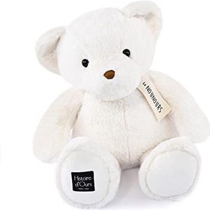 Histoire d'Ours - Grote pluche beer – de teddybeer – wit – 40 cm – groot, superzacht pluche dier voor kinderen – cadeau-idee voor geboorte, Kerstmis en verjaardag – HO3221