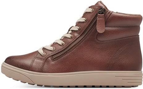 JANA - Veterlaarsjes - Cognac - Imitatieleder