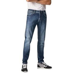 Pepe Jeans Stanley Jeans voor heren, Blauw (Denim-gu4), 31W / 32L