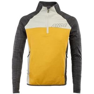 ANDE Qualido Fleece Half Zip voor heren, licht en ademend voor buiten