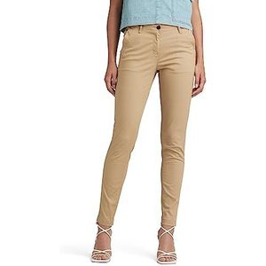 G-STAR RAW Bronson Mid Waist Skinny Chino dames Chino,Beige (Sahara 5488-436),30W / 32L