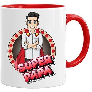 Papa mok/beker/mok - Super Papa - Mooie en grappige koffiemok als cadeau-idee voor Vaderdagcadeau. Keramiek 350 ml - cadeau-idee cadeau