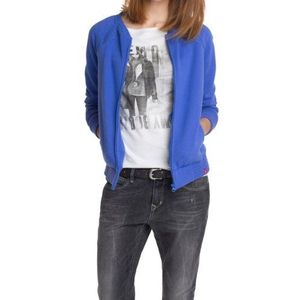 edc by ESPRIT Dames sweatshirt, blauw (421 Bristol Blue), 42