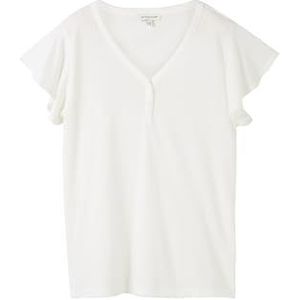 TOM TAILOR T-shirt voor dames, 10315 - Whisper White, S