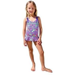 Haute pression Badpak uit één stuk Layette Gestreepte Zee Kleurrijke Kinderen Baby Meisje, Meerkleurig, 24 Maanden